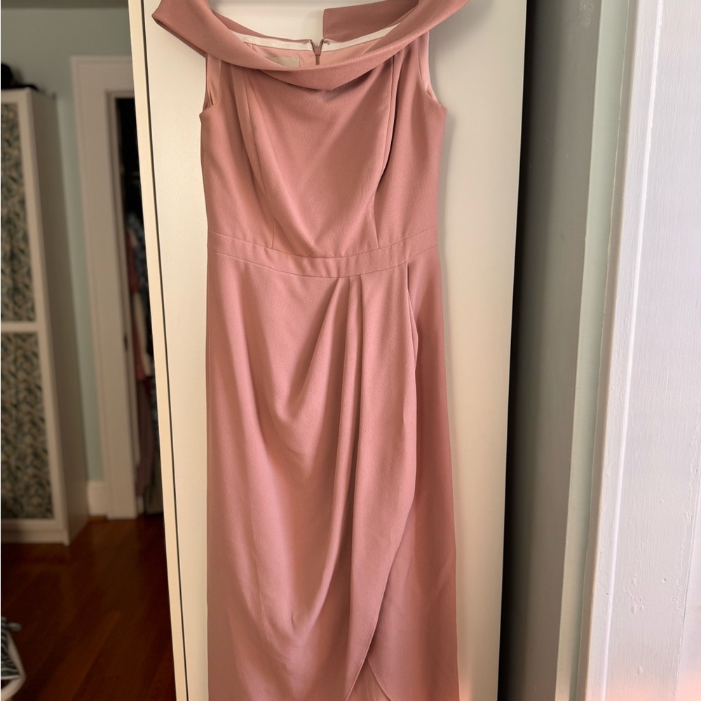BHLDN Pink Midi Sheath dress
